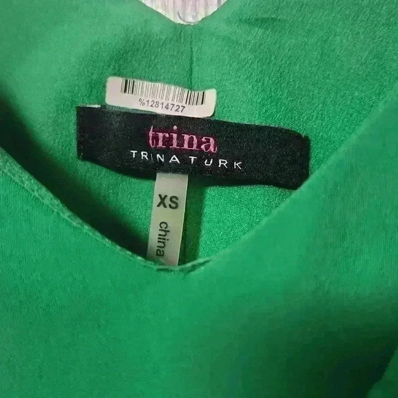 Trina Turk Green Mini Dress - Picture 5 of 9
